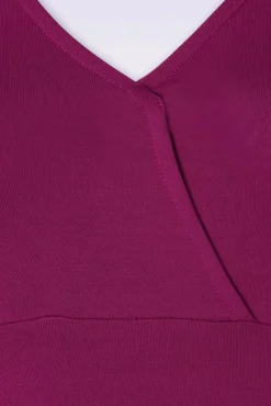 Monroe Top In Druifpaars