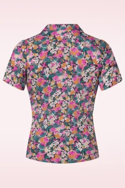 Montmartre Botanica Rose Blouse In Multi