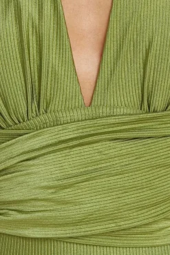 Multiway Badpak In Shiny Groen Rib