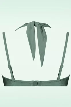 Multiway Bikinitop In Groene Glitter