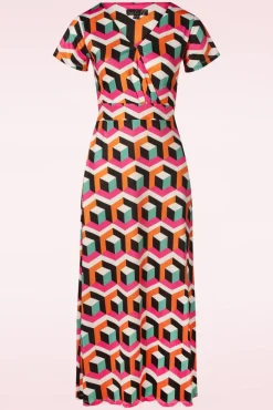 Nina Maxi Jurk In Multi