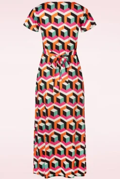 Nina Maxi Jurk In Multi