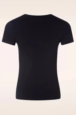 No Gin No Life T-Shirt In Zwart