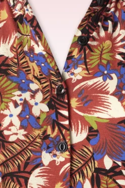 Nova Madeleine Jurk In Sienna Rood