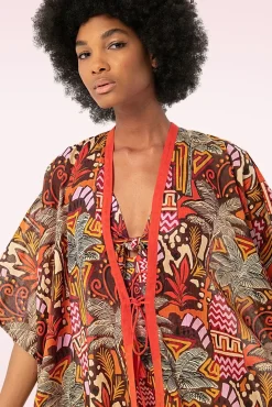 Palma Kimono In Multi