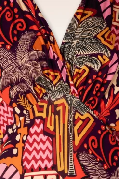 Palma Maxi Jurk In Multi