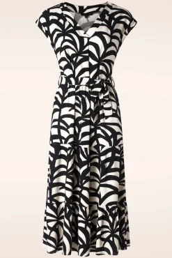 Paloma Maxi Jurk In Zwart En Zand