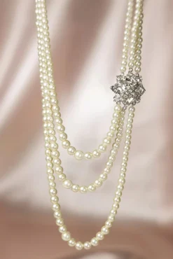 Parijs Parels Kristal Ketting