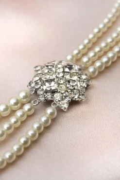 Parijs Parels Kristal Ketting