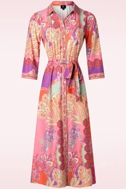 Paula Polo Jurk In Oranje