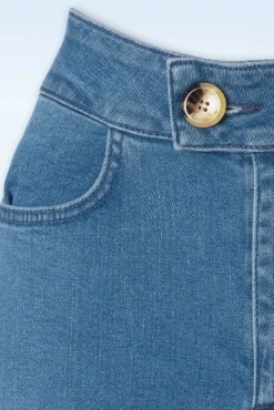 Perfect Playlist Broek In Middel Blauw