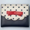 Poppy Polka Portemonnee In Navy En Wit