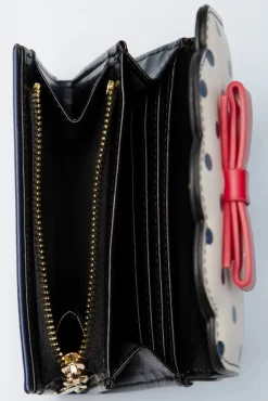 Poppy Polka Portemonnee In Navy En Wit