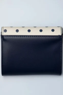 Poppy Polka Portemonnee In Navy En Wit