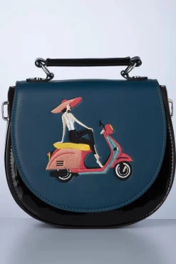 Portofino Handtas In Zwart En Blauw