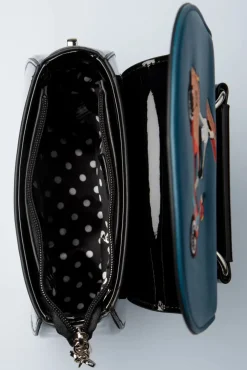 Portofino Handtas In Zwart En Blauw