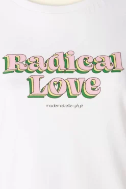 Radical Love T-Shirt In Ecru