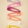 Rainbow Haarclips Set Van 9