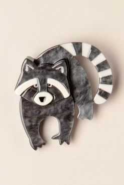 Randy Raccoon Broche