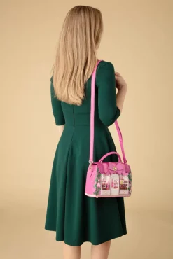 Ribbons And Bows Haberdashery Mini Handtas In Roze