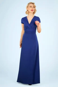 Rinda Maxi-Jurk In Koningsblauw