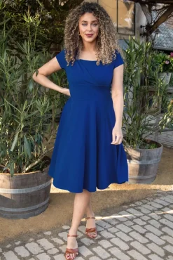 Riyana Swingjurk In Koningsblauw