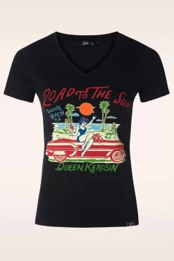 Road To The Sun T-Shirt In Zwart