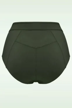 Royal Navy High Waist Bikini Broekje In Zeewier Groen