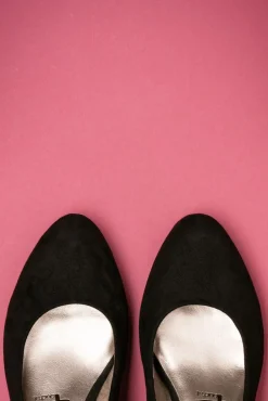 Sally Suedine-Pumps In Zwart