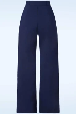 Sasha Pantalon In Marineblauw
