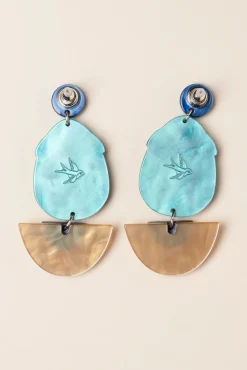 Secret Scarab Oorbellen