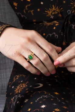 Selflove Ring In Goud En Groen