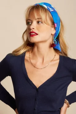 Seycelles Sjaal In Surfblauw