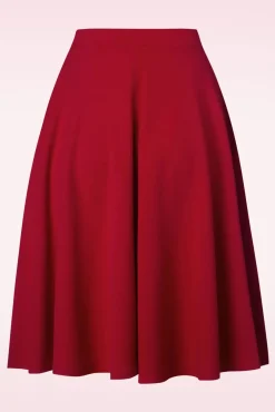 Sheila Swingrok In Lippenstiftrood