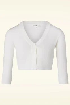 Shela Cropped Vest In Ivoor