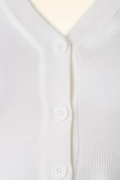 Shela Cropped Vest In Ivoor