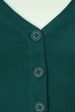 Shela Cropped Vest In Pauwgroen