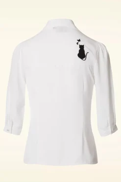 Snow Bird Blouse In Ivoorwit