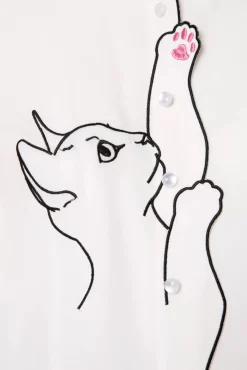 Snow Bird Blouse In Ivoorwit