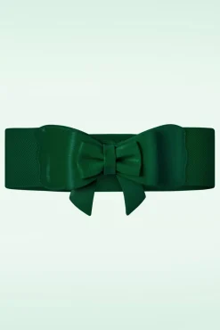 Speel Het Met De Juiste Strikriem In Flessengroen