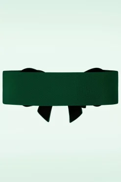 Speel Het Met De Juiste Strikriem In Flessengroen