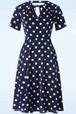 Spot Set Sail Swing Jurk In Marineblauw