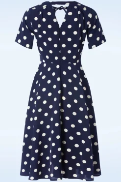 Spot Set Sail Swing Jurk In Marineblauw