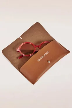 Stay Shady Ronde Zonnebril In Rood