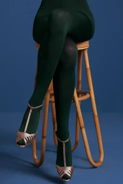 Stevige Panty In Dennengroen