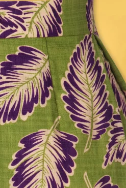 Suzette Dominica Plooirok In Woodbine Groen