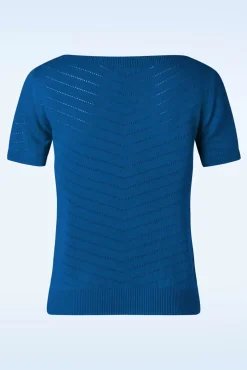 Suzie Boothals Top In Koningsblauw