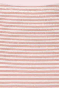 Sweet Candy Jersey Top In Blush Roze