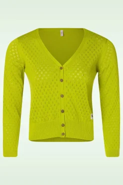Sweet Petite Cardigan Traditional In Groen