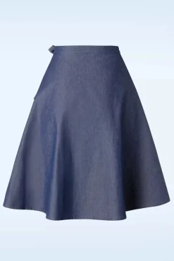 Sweet Sail Wrap Swingrok In Denimblauw